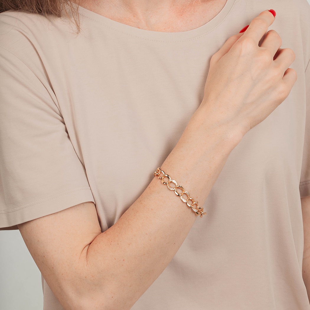 Fiore Luna Браслет the mini weave goldФото 29637-04.jpg