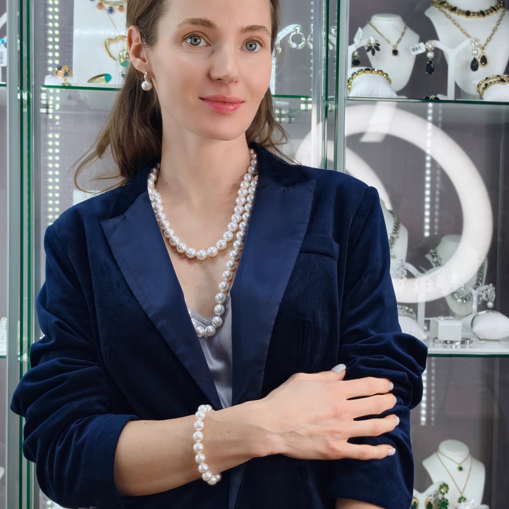 Fiore Luna Браслет WHITE SHELL PEARLФото 29639-03.jpg