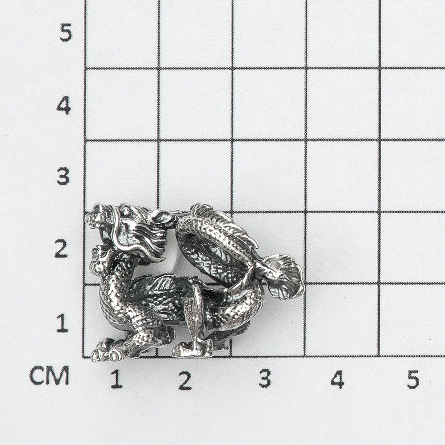 Серебряная статуэтка Дракон (Подарок на Год Дракона)Фото 3455-02.jpg