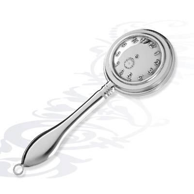 Серебряная погремушка Часы (снято с производства)