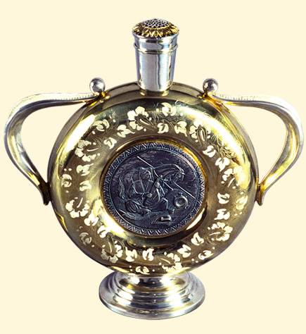 Серебряный винный набор Запорожская сечь