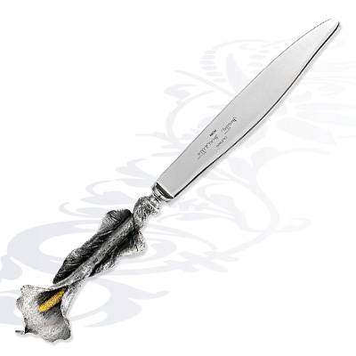 Серебряный столовый нож Каллы (снято с производства)