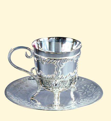 Серебряная чашка из набора Неаполь