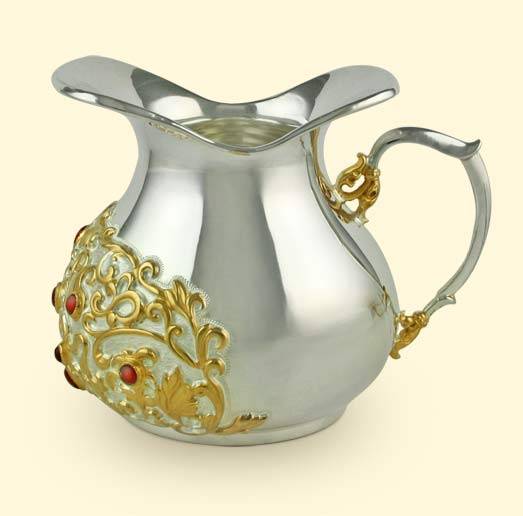 Серебряный чайно-кофейный набор  Золотая осень