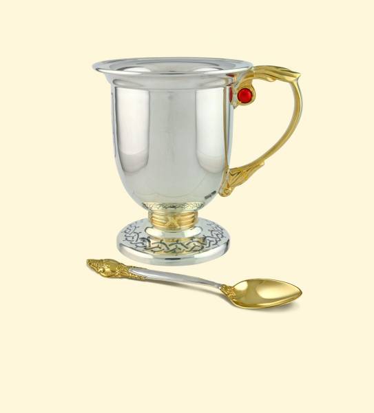 Серебряный чайный набор Чайная столица малый