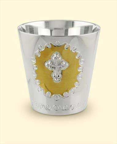 Серебряная кружка для святой воды малая