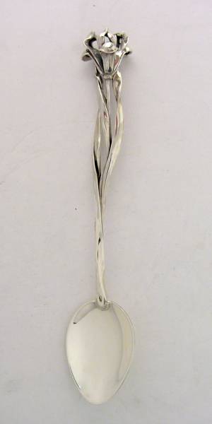 Серебряная коллекционная ложка Ирис(снято с производства)