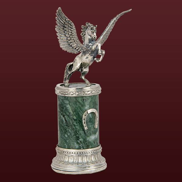 Серебряная скульптура Пегас(снято с производства)