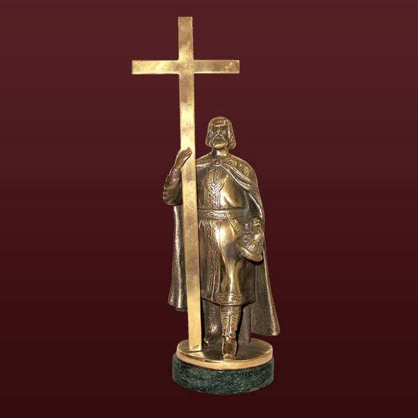 Бронзовая статуэтка Святой Владимир