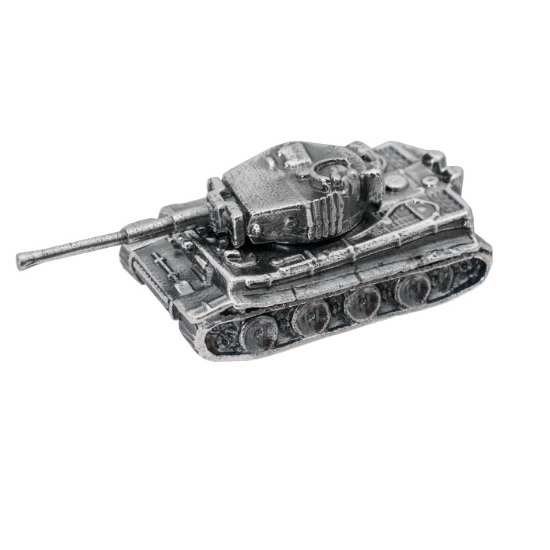 Серебряная статуэтка танк Тигр